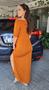 Imagem de Vestido Camiseta Maxi Longo Com Fendas Ref.15538