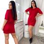 Imagem de Vestido Camisetão Camisão Feminino Curto ViscoLycra Moda