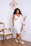 Imagem de Vestido Canelado De Viscose Plus Size