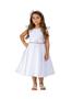 Imagem de Vestido Casual Branco Infantil Daminha Primeira Comunhão