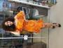 Imagem de Vestido ciganinha estampado laranja