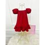 Imagem de Vestido Ciganinha Infantil Menina Festa Vermelho Algodão 8 Anos