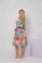 Imagem de Vestido Ciganinha Midi Moda Evangélica Lastex Com Elástico - s23