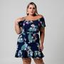 Imagem de Vestido Ciganinha Plus Size Estampas Verão Tamanho Grande Dora 