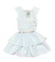 Imagem de Vestido com Renda e Laço com Strass Tam.P (1 ano)