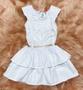 Imagem de Vestido com Renda e Laço com Strass Tam.P (1 ano)