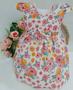 Imagem de Vestido Curto Bebê Menina Floral Estampado Verão Enxoval