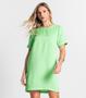 Imagem de Vestido Curto De Viscose Sarjada Feminino Endless Verde