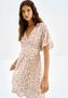 Imagem de Vestido Curto Estampado com Recorte Cintura M