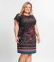 Imagem de Vestido Curto Feminino Plus Size Secret Glam Preto