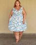 Imagem de Vestido curto regata plus size tam g5