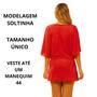 Imagem de Vestido Curto Saída de Praia Soltinho Tendencia Moda Vestidinho Feminino Verão Calor Sensual RALM VL0541