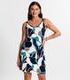 Imagem de Vestido De Alça Estampado Rovitex Azul
