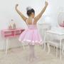 Imagem de Vestido de Bailarina rosa - Conjunto Ballet completo com sapatilha