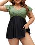 Imagem de Vestido de banho feminino Tankini Edelqual, tamanho grande, 3GG