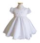 Imagem de Vestido De Batizado Infantil Branco De Renda