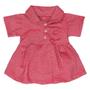 Imagem de Vestido de bebê com golinha polo vermelho