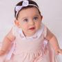 Imagem de Vestido de bebê menina 2 - 18 meses com tiara 100% algodão - clara