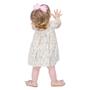 Imagem de Vestido de Bebê Roupa Menina Infantil Com Tiara 100% Algodão - Mundo Nina - Lais
