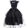 Imagem de Vestido de fantasia BanKids Wednesday Black Dance Girl 4-5 anos