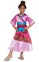 Imagem de Vestido de Fantasia Disney Princesa Mulan para Meninas - Tamanho Médio (7-8 Anos)