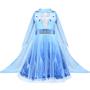 Imagem de Vestido de Fantasia Frozen Elsa Tacobear para Meninas - Com Acessórios