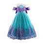 Imagem de Vestido de fantasia OBEEII Girls Mermaid Princess com acessórios