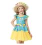 Imagem de Vestido de Festa Junina Infantil Ester Amarelo e Azul Barato