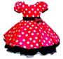 Imagem de Vestido de festa  minnie vermelho bola branca l786