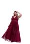 Imagem de Vestido de Festa Plus Size Saia Tule Perola