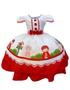 Imagem de Vestido De Festa Super Luxo Chapeuzinho Vermelho Capa Capuz