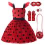 Imagem de Vestido de Ladybug Uplus ME para Meninas (3-4 anos)