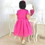 Imagem de Vestido de Menina em Laise Rosa + Bolero