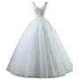 Imagem de Vestido de Noiva Casamento Princesa Pérolas Renda Luxo
