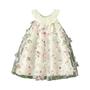 Imagem de Vestido de Princesa de Malha para Bebê Menina (0-3 anos) - Verão, Sem Mangas, com Laço Floral