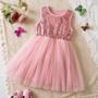 Imagem de Vestido De Princesa De Malha Sem Mangas Com Lantejoulas Vermelhas Para Bebês Meninas De 2 a 6 Anos,