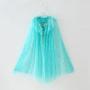 Imagem de Vestido de Princesa para Meninas - Capa de Tule com Lantejoulas - Cores Azul, Rosa e Branco