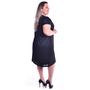 Imagem de Vestido De Renda, Preto, Curto, Plus Size, Tam. 52-54