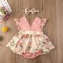 Imagem de Vestido de Renda Vermelha com Saia de Princesa para Bebês - Conjunto 2 Peças