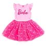 Imagem de Vestido de Tule Rosa Barbie para Meninas - Tamanho 7-8