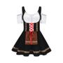 Imagem de Vestido Dirndl Alemão Bávaro - Fantasia Tradicional para Oktoberfest e Festivais