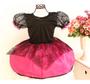 Imagem de Vestido Fantasia Infantil Halloween Bruxinha e Tiara