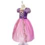 Imagem de Vestido Fantasia Infantil Princesa Carnaval Halloween Enrolados e Rapunzel