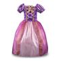Imagem de Vestido Fantasia Infantil Rapunzel Enrolados