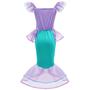 Imagem de Vestido Fantasia Princesas Ariel Acessórios, Pequena Sereia