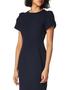 Imagem de Vestido feminino Calvin Klein Sheath, índigo, poliéster/elastano, 8