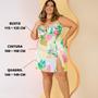 Imagem de Vestido Feminino Curto Fenda Lateral Alça Plus Size Casual