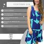 Imagem de Vestido Feminino Design Mid Moda Verão Estampado Viscose Lia 