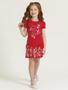 Imagem de Vestido Feminino Estampado Com Glitter Cativa Kids