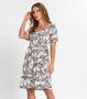 Imagem de Vestido Feminino Estampado Endless Bege